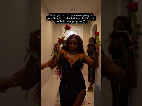 POV: You show up for a birthday… but it’s YOUR proposal 💍