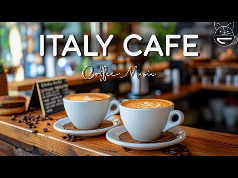 Morning Jazz Music ☕ Italy Cafe Shop Ambience & Relaxing Bosa Nova Piano Jazz for Study, Relax, Work