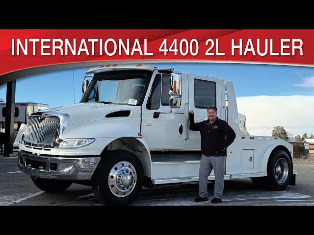 Preview image of International 4400 2L Medium Duty Hauler Conversion Pre DEF youtube video