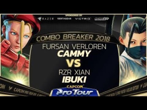 Fursan Verloren (Cammy) vs. RZR Xian (Ibuki) - Combo Breaker 2018 - Top 8 - SFV - CPT 2018