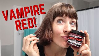 Dying My Hair with Manic Panic Vampire Red - Without Bleach