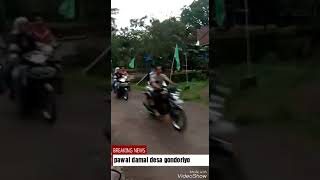 preview picture of video 'pawai damai desa gondoriyo 2018'