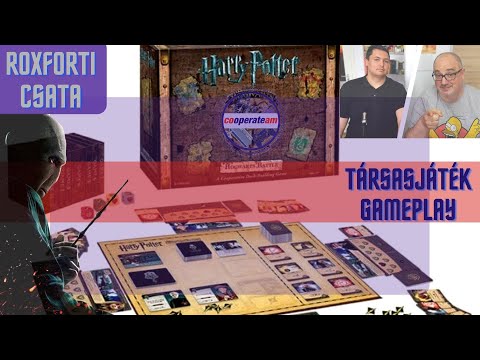 HARRY POTTER: Roxforti csata társasjáték GAMEPLAY - cooperaBOARD - cooperateam