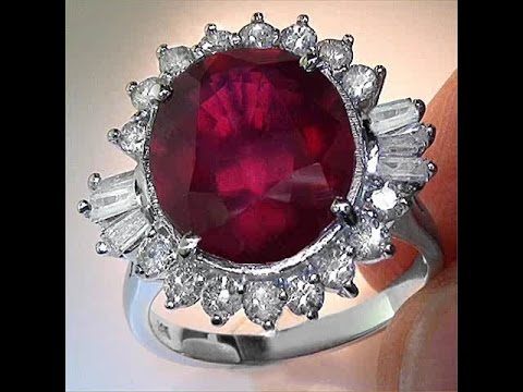 Jewelry Collection Auction 7.25 ctw Ruby & Diamond Cocktail Ring Solid 14kt Gold