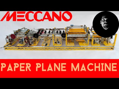 Meccano Paper Plane Folding Machine