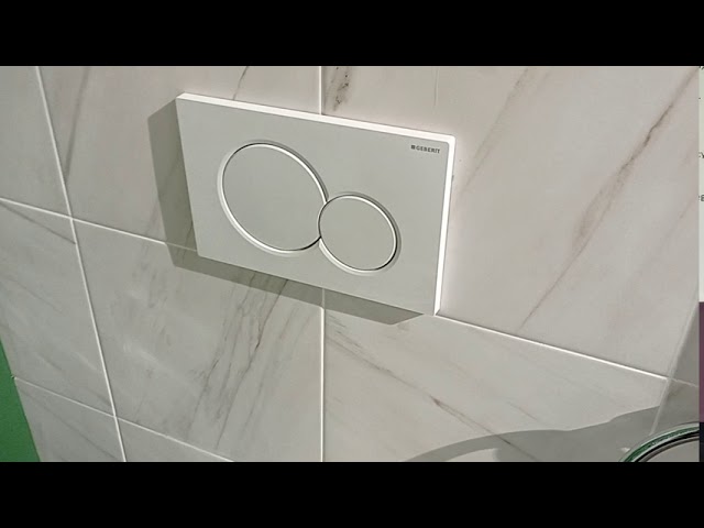 وجه خزان دفن أبيض سيجما 21 جيبرت / GEBERIT