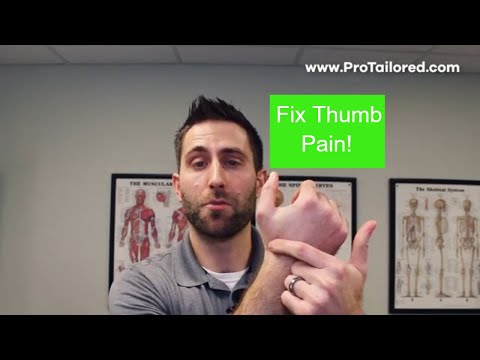 Fix Thumb Pain {In 3 Minutes}!!!