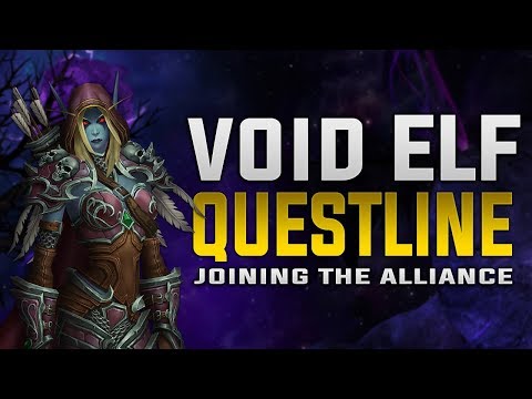 Void Elf Questline | Voiceover | This is HOW the Void Elves Join the Alliance Forces! | SPOILERS!