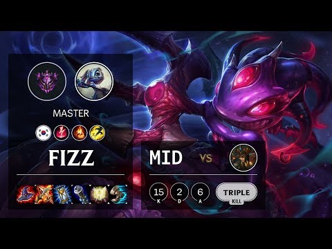 Fizz Mid vs Cassiopeia - KR Master Patch 10.9