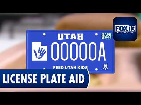New license plate aims to pay off Utah's student lunch debt
