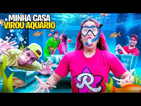 24 HORAS MORANDO EM UM AQUÁRIO *Sobrevivemos?