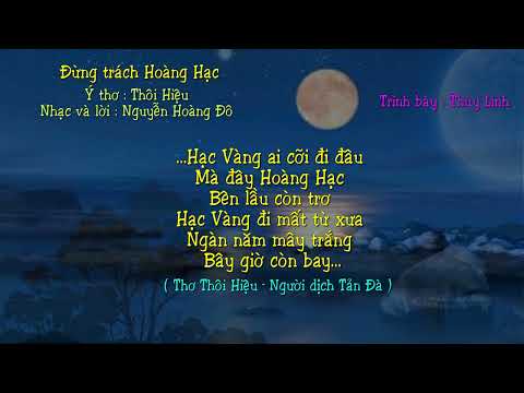 Đừng trách hoàng hạc Sheet - Thùy Linh