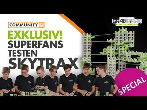 GraviTrax superfans in Skytrax fever: First building experiences with the new marble run extension