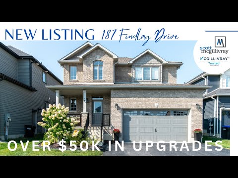 Full Home Tour: 187 Finley Drive, Collingwood – Gas Fireplace & Composite Deck