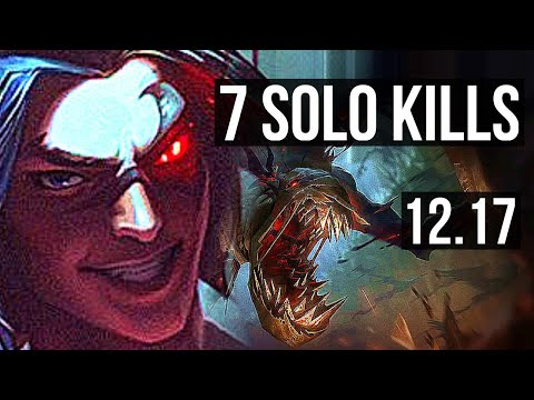 KAYN vs FIDDLESTICKS (JNG) | 9/0/1, 7 solo kills, 1300+ games, 1.7M mastery | EUW Master | 12.17