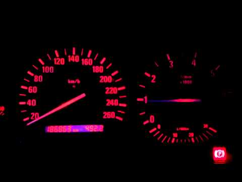 Slecht stationair lopende BMW 320i e36 uit 1991