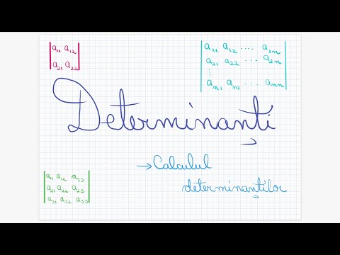 Determinants: Calculating Determinants - Grade 11
