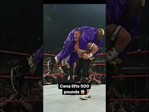 OMG 😱 John cena lifts 500 pounds 🥵😡 wwe # shorts