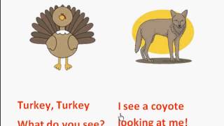 Turkey, Turkey What Do You See? (Printable Thanksgiving Books)
