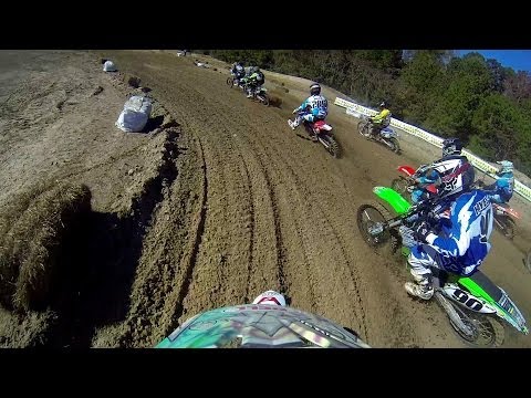 HELMET CAM: Kyle Peters - 250 Pro / Moto 1 - JWTF Pro Shootout (MXPTV)