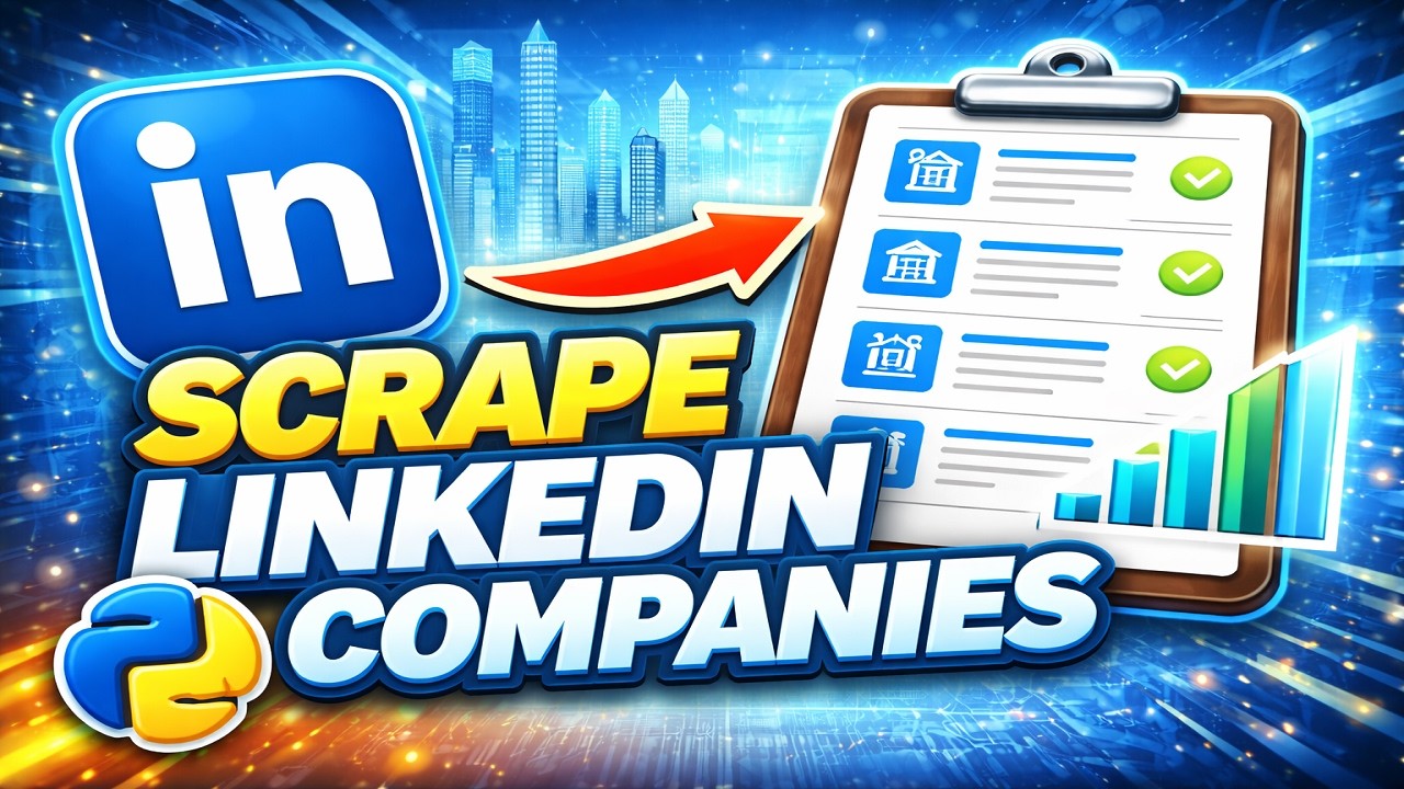 How to Scrape LinkedIn Company Data with Python (2026) | LinkedIn Automation Script Tutorial