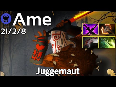 LGD.Ame plays Juggernaut!!! Dota 2 7.19
