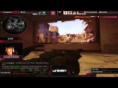 When s1mple peeks Niko