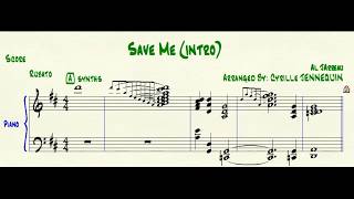 Save Me (piano intro transcription) - Al Jarreau