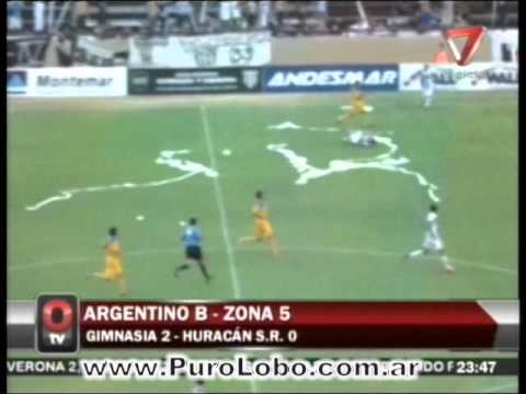 www.PuroLobo.com.ar:  Gimnasia (MZA) 2 - Huracán(SR) 0 - Fase 1/Fecha14 - Argentino B 2013/14