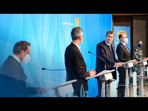 Pressekonferenz nach der Klausurtagung des Ministerrats (15.11.2021) - Bayern