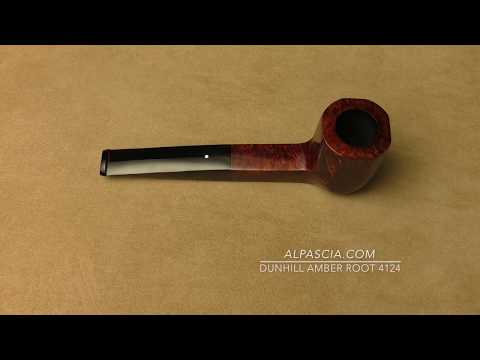 Dunhill Amber Root 4124 - pipe D031