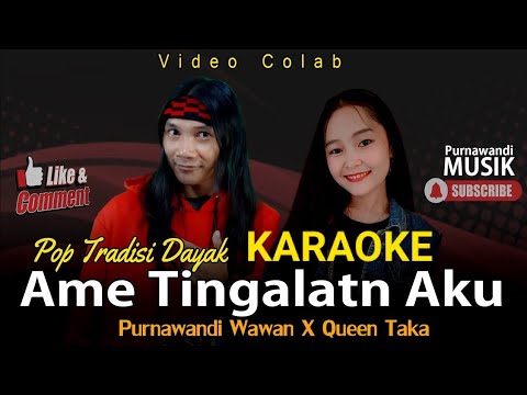 Karaoke Ame Tingalatn Aku - Cover Queen Taka
