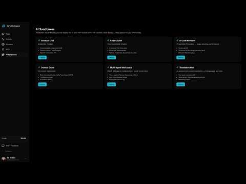 AI Agent GPU Sandboxes  소개 영상