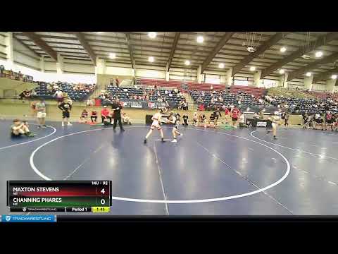 92 Lbs Champ. Round 1 - Maxton Stevens, WI Vs Channing Phares, MT 0f02