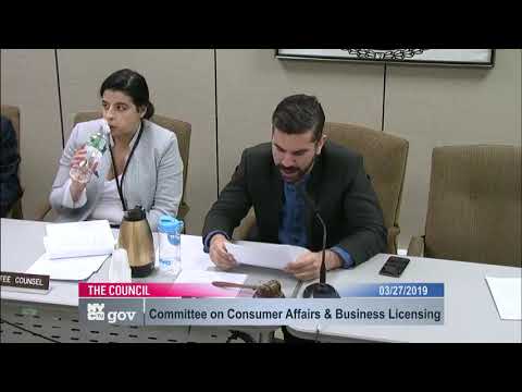 Consumer Affairs and... Committee on Consume... NYCC PV 250 16 190327 151148