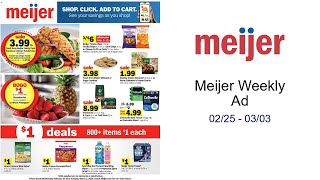 Meijer Weekly Ad 02/25 - 03/03