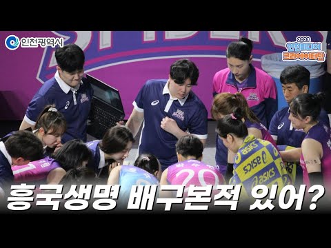 인천시ㅣ흥국생명 배구본적있어?