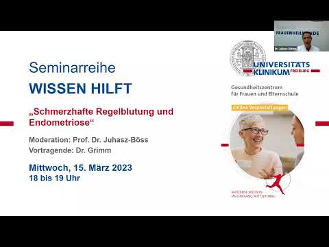 Seminarreihe Wissen hilft - „Schmerzhafte Regelblutung und Endometriose“