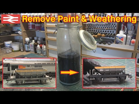 Removing Paint & Weathering from Models