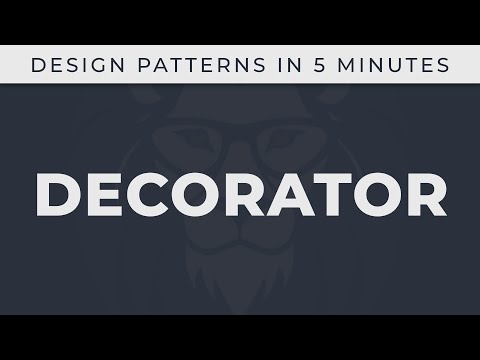 Decorator - Design Patterns in 5 minutes