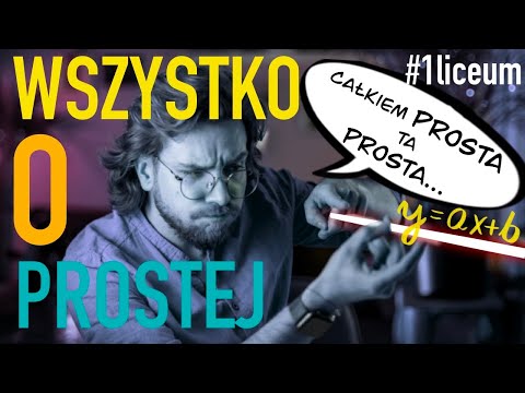 WSZYSTKO o: FUNKCJA LINIOWA i równanie PROSTEJ❗️Postać kierunkowa i ogólna, proste równolegle 