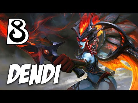 Dendi Queen of Pain - Dota 2 Pro Gameplay [Watch & Learn]