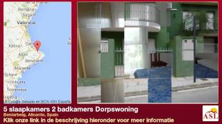 preview picture of video '5 slaapkamers 2 badkamers Dorpswoning te Huur in Beniarbeig, Alicante, Spain'