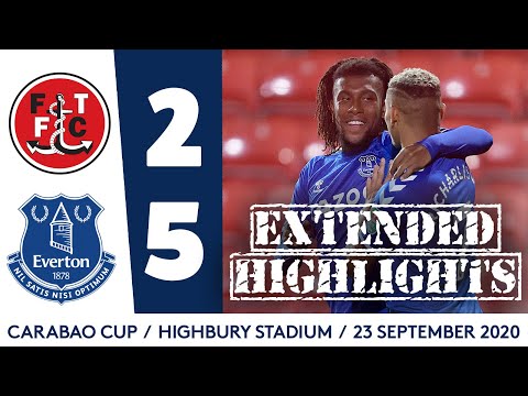 FC Fleetwood Town 2-5 FC Everton Liverpool   ( Car...