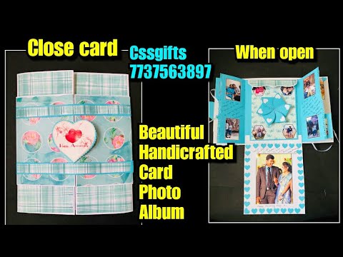 Made in India🇮🇳Best Handmade Greeting Card |Huge Photo Card for Gift | DIY Gift item | Photo Album