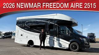 A preview image of the linked video showcasing 2026 Newmar Freedom Aire 2515