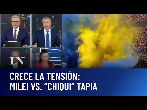 Explotó la interna entre "Chiqui" Tapia y Javier Milei