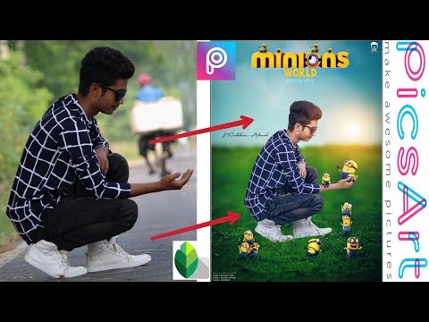 Picsart & Snapseed photo editing Best tutorial 2018 || PicsArt & Snapseed photo editing tutorial Video