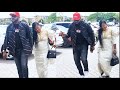 Odunlade S Wife Trending As She Follows Her Husband To The Cinema To Watch LAKATABU For The 1st Time