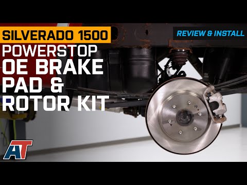 2019-2024 Silverado 1500 PowerStop OE Replacement 6-Lug Brake Rotor and Pad Kit Review & Install